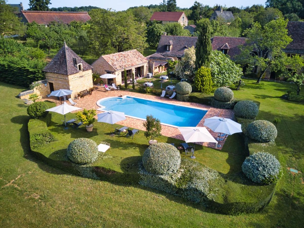 Hotel Les Granges Hautes Saint-Crépin-et-Carlucet Exterior foto